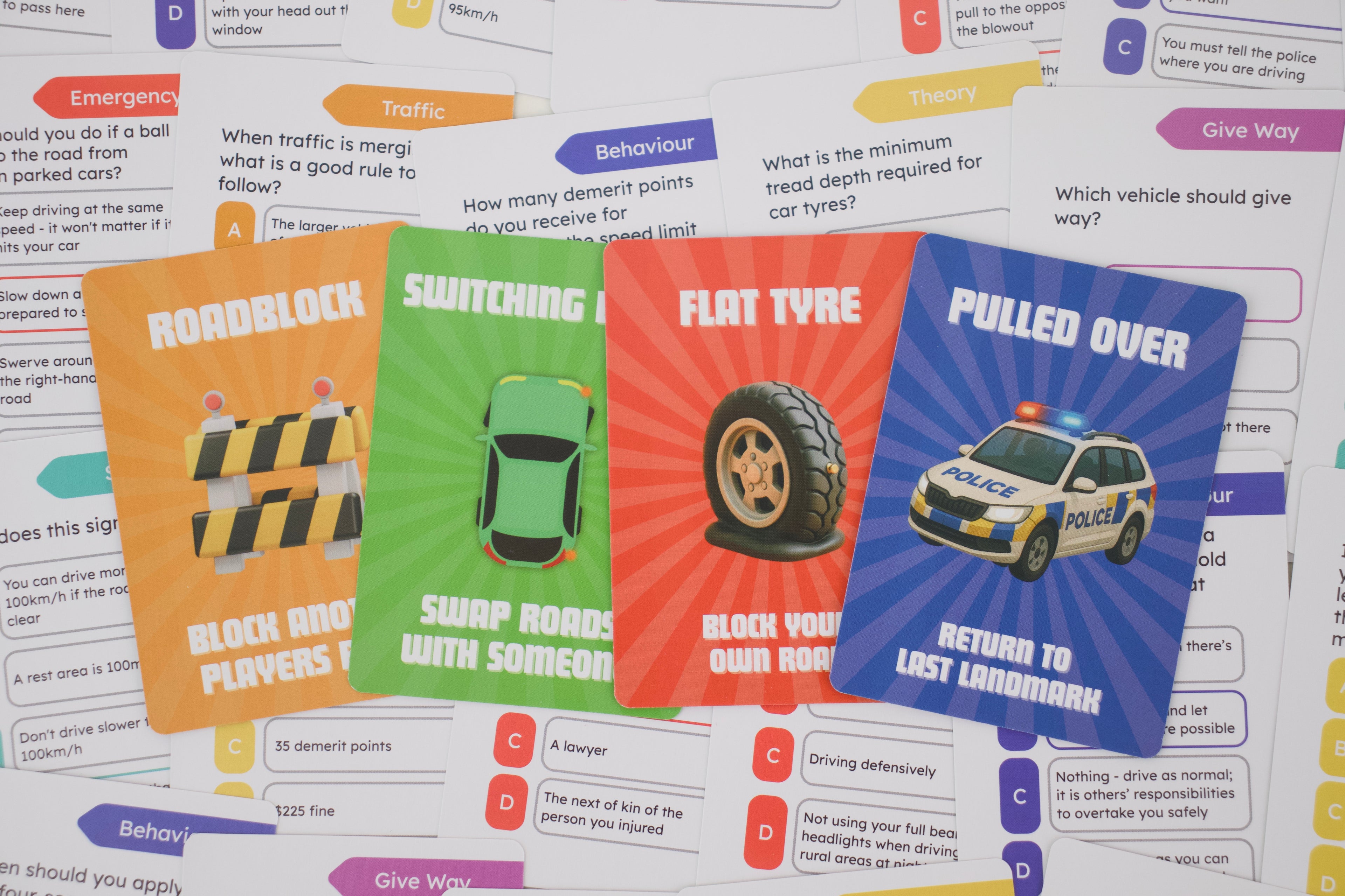 Road Code Card Game